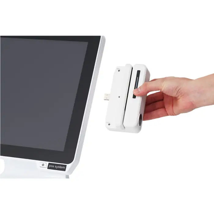 Matsuda POS White 15" True Flat Capacitive Touch Screen All-in-One Windows/Android Aluminum Alloy POS System for Cash Register — image 6