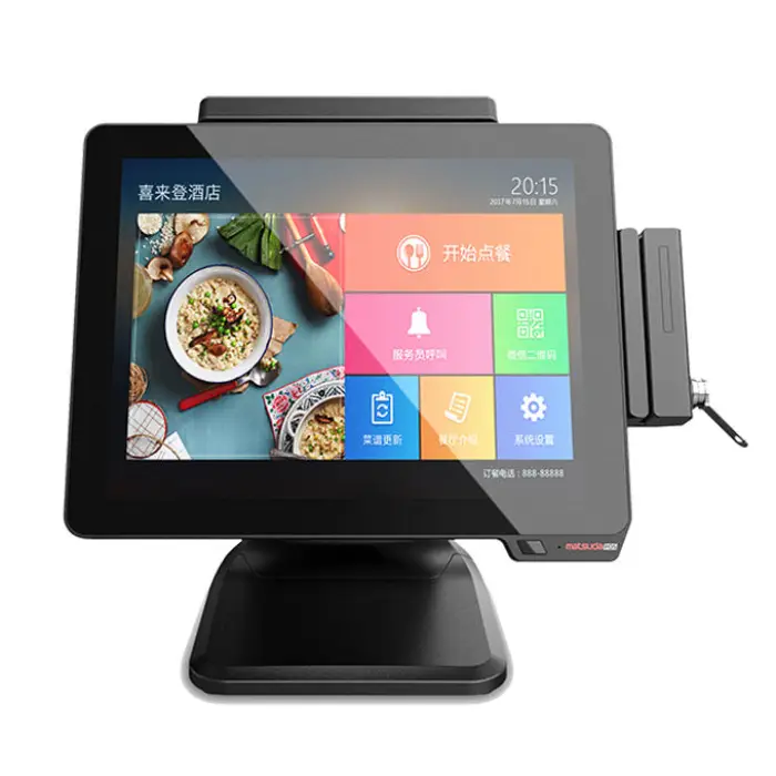 Electronic Cashier Pos Machine Payment Terminal All in One Touch Screen Cashier Machine for Restaurant — image 7
