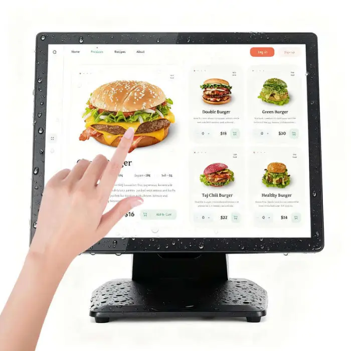 MatsudaPOS Factory Supply Wholesale POS System ST8800 15inch All-in-One POS Terminal Ultra Slim Display POS for Distributors — image 3