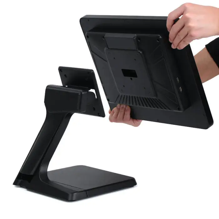 NEW LAUNCH All-in-one Touch POS System Supplier POS Black Silver 15inch Windows 10 Touch Screen POS — image 6