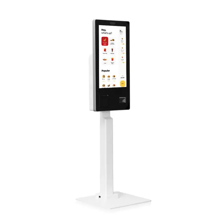 Windows Android/Linux Self Order POS Solution 21.5 Inch Capacitive Touch Screen Wall Mounted SDK Restaurants Payment Kiosks — image 3