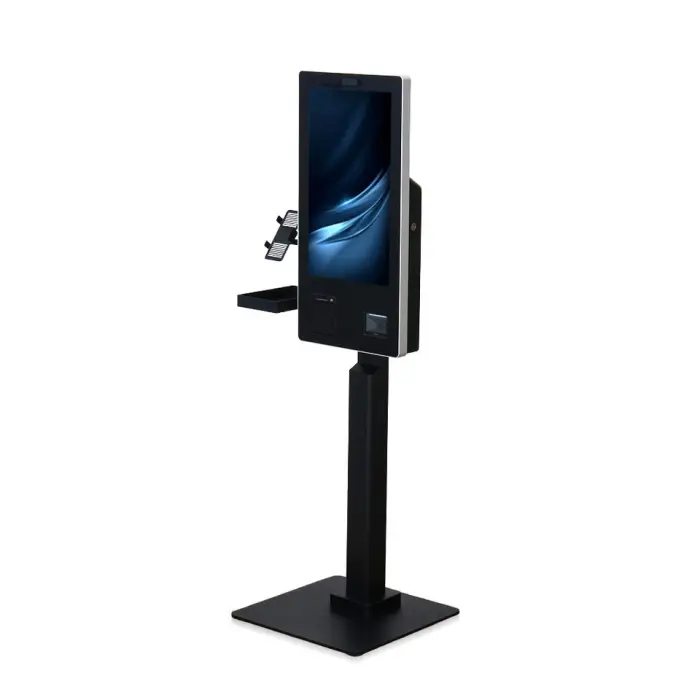 Digital Interactive Touch Screen Kiosk Standing Style With Pos Printer and Payment Device for Unattended Service Work — image 3