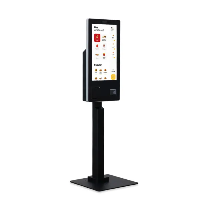 Self Service POS Kiosk Terminal Windows Android Dual System Capacitive Touch Panel SDK 21.5/27inch LED Screen for Diverse — image 3