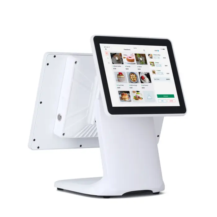 Factory Outlet 15.6'' Dual Touchscreen POS Terminal Android Cash Register Catering Industry POS System — image 5