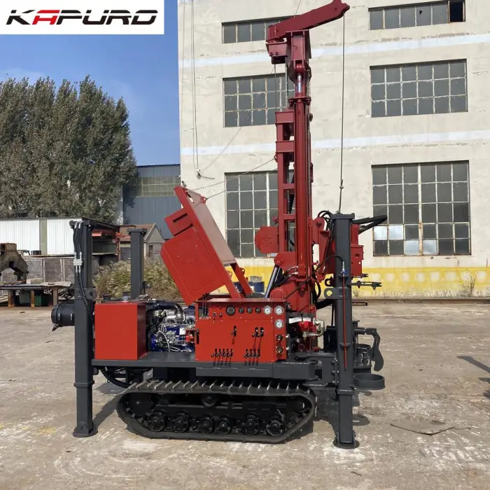 Kapuro KP-200 Mineral Exploration and Geotechnical Drilling Equipment Deep Rock Crawler Mini Water Well Drilling Rig for Sale — image 4