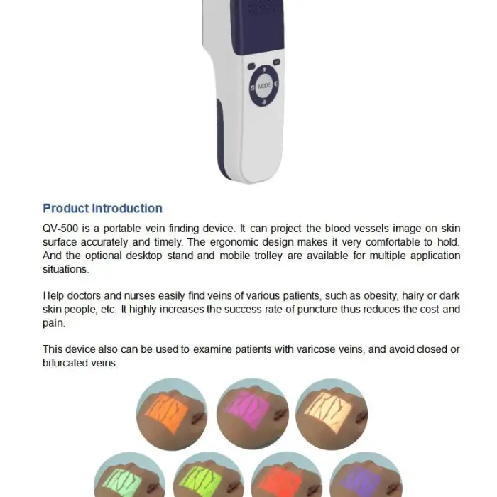 New Style Portable Infrared Vein Veiwer Facial Vein Ultrasound Pediatric Vein Finder — image 4