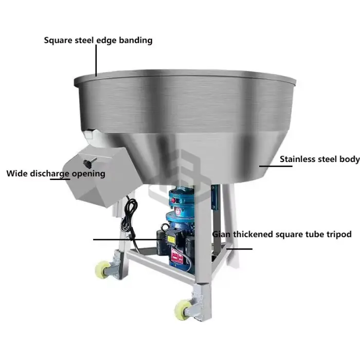 Powder Mixer Stainless Steel 100KG Food Grade Mixer — image 4