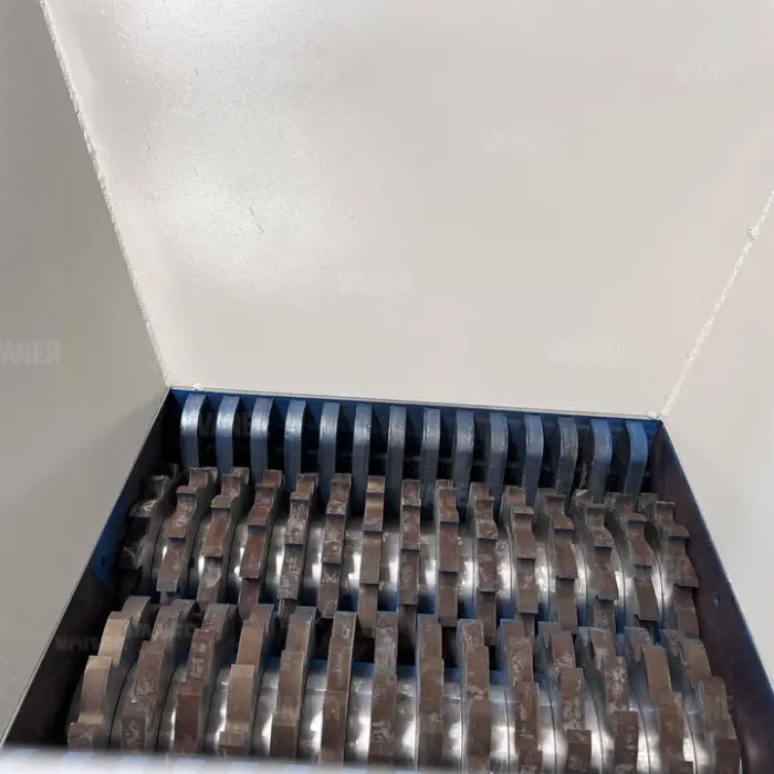 Scrap Metal Shredder Waste Cable Wire Cutter Double Shaft Shredder Machine Twin Shaft Crusher Tire Shredders — image 5