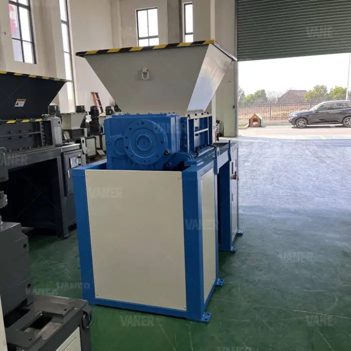 Scrap Metal Shredder Waste Cable Wire Cutter Double Shaft Shredder Machine Twin Shaft Crusher Tire Shredders — image 6