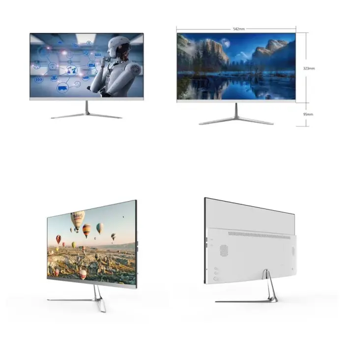 China Manufacture 27" LED Screen Newest Rohs Core I3 I5 I7 Office CE Family Desktop All in One Pc — image 3