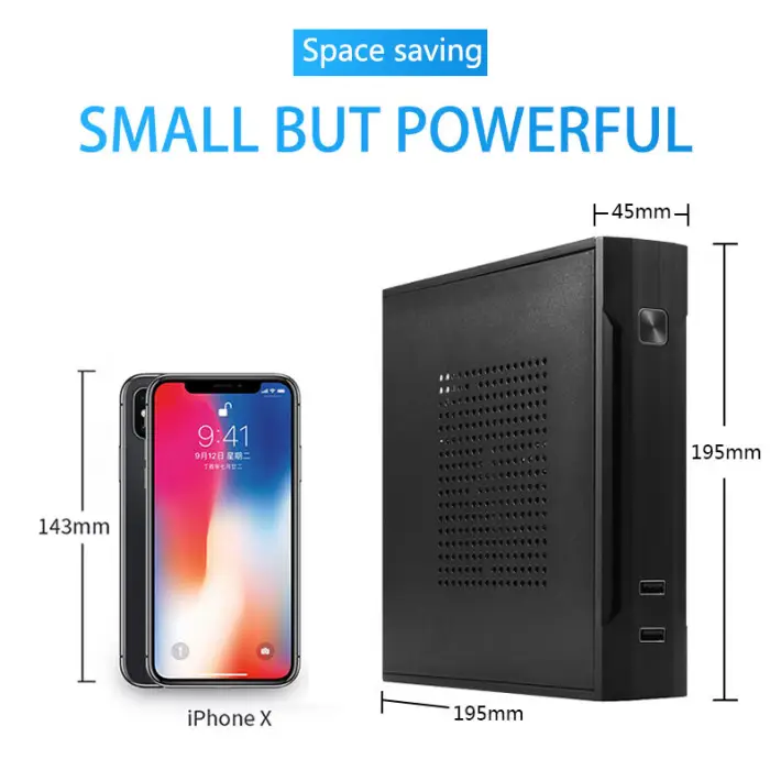 New Fan Active Cooling Haswell Core I3 4005U DDR3 1LAN 6USB SSD/HDD Mini PC for Home Use — image 6