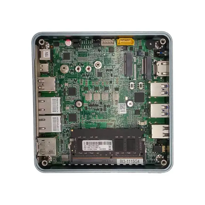 I5 11th Gen Mini Office Computer Intel Tiger Lake DDR4 M.2 Dual LAN 8USB NUC Mini PC with Fan Cooling — image 6