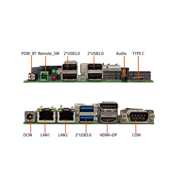 Chinese Factory J6412 Nano ITX 120mmx120mm Motherboard Max 16GB DDR4 4 USB2.0 2 USB3.0 Motherboard for Industrial — image 3