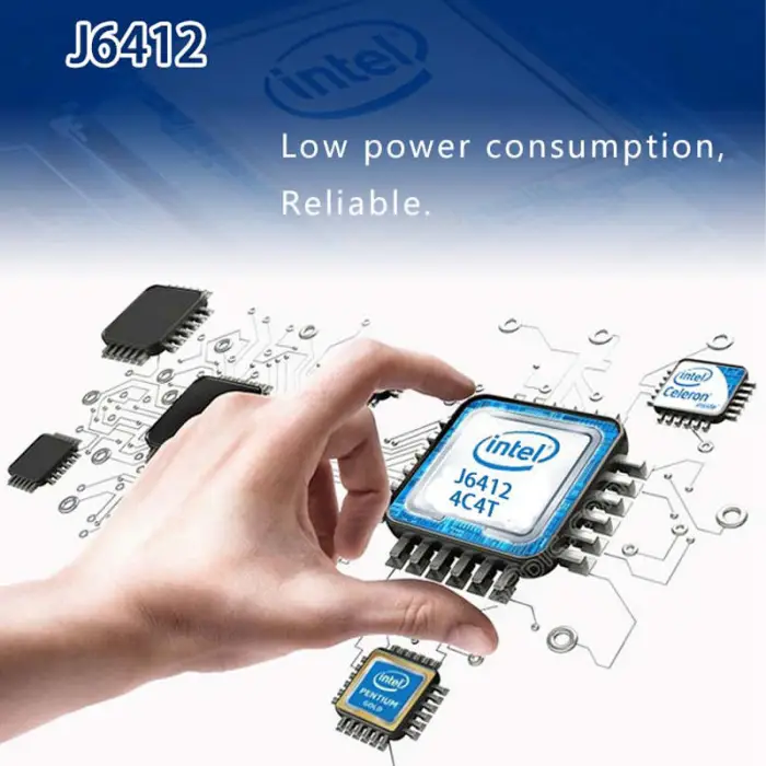 Chinese Factory J6412 Nano ITX 120mmx120mm Motherboard Max 16GB DDR4 4 USB2.0 2 USB3.0 Motherboard for Industrial — image 5