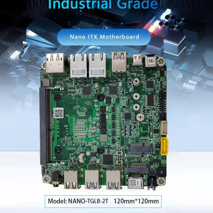 Tiger Lake I3 I5 I7 11th Gen Max 32GB DDR4 3*USB2.0 5*USB3.0 2*In-tel 2.5GbE Lan Nano Itx Motherboard for Business — image 5