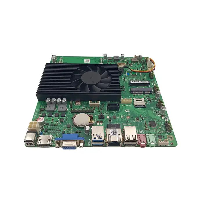 17cm X 17cm Industrial Grade Motherboard I3 4005U Realtek 8111H 1000M Lan 4 USB HD VGA LVDS Triple Display Mini ITX Motherboard — image 4