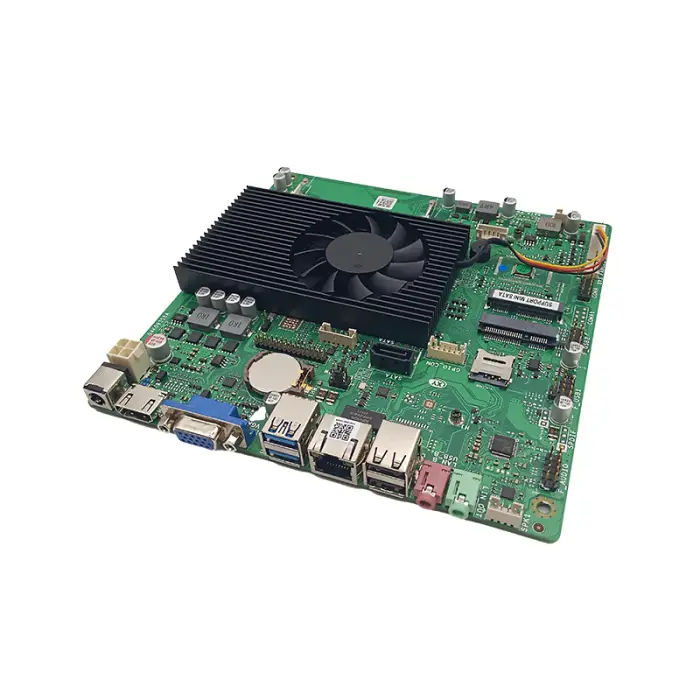 17cm X 17cm Industrial Grade Motherboard I3 4005U Realtek 8111H 1000M Lan 4 USB HD VGA LVDS Triple Display Mini ITX Motherboard — image 7