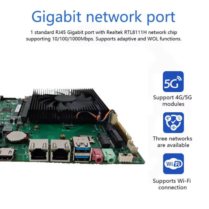 Motherboard Core I5 1145G7 Quad Core Dual DDR4 MAX 64GB 170mm*170mm HD-MI USB LAN Industrial Mini Itx Motherboard — image 5