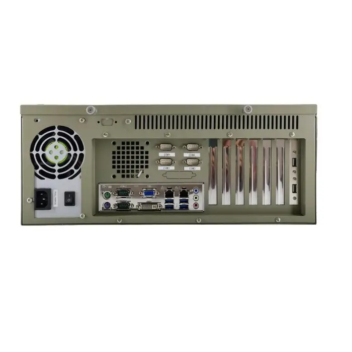 4U Rack Mounted IPC-610H Win7 8 10 Linux Quad Core SATA/SAS Drive Bay Mini Pc Linux — image 3