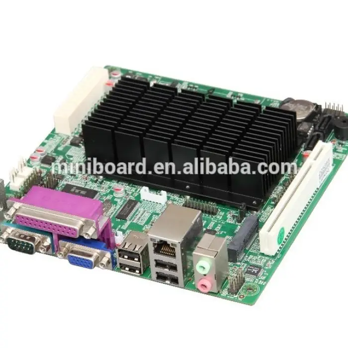 2025 ELSKY Fanless Intel ATOM D2550 Dual Core 1.86GHz Mini ITX POS Motherboard with cpu 1* DDR3 with 1 LPT and VGA LVDS Display — image 2