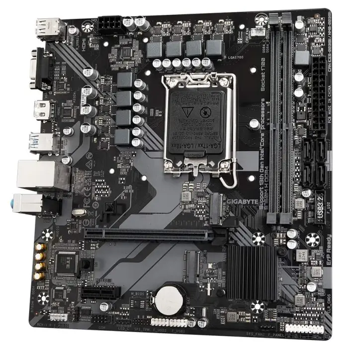 B760M H DDR4 Intel LGA 1700 M-ATX Motherboard 2*PCIe 4.0 X4 M.2 Connectors for 14th/ 13th /12th Processors — image 4