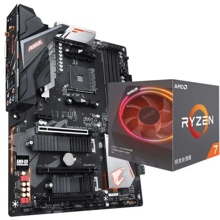 GIGABYTE B450 AORUS PRO WIFI Used Motherboard with AM4 Socket Support AMD Ryzen 5 7 3500X 3600 3600X 3700X 3800X Desktop CPU — image 2