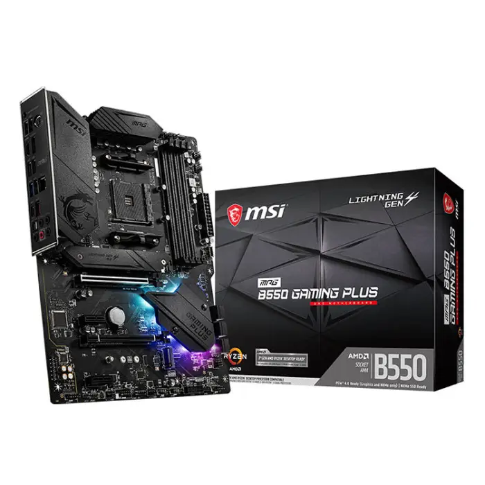 Hot Selling for MSI MPG B550 Gaming Plus Gaming Motherboard With AMD Ryzen R5 5600X and R7 5800X CPU Combo Motherboard — image 4