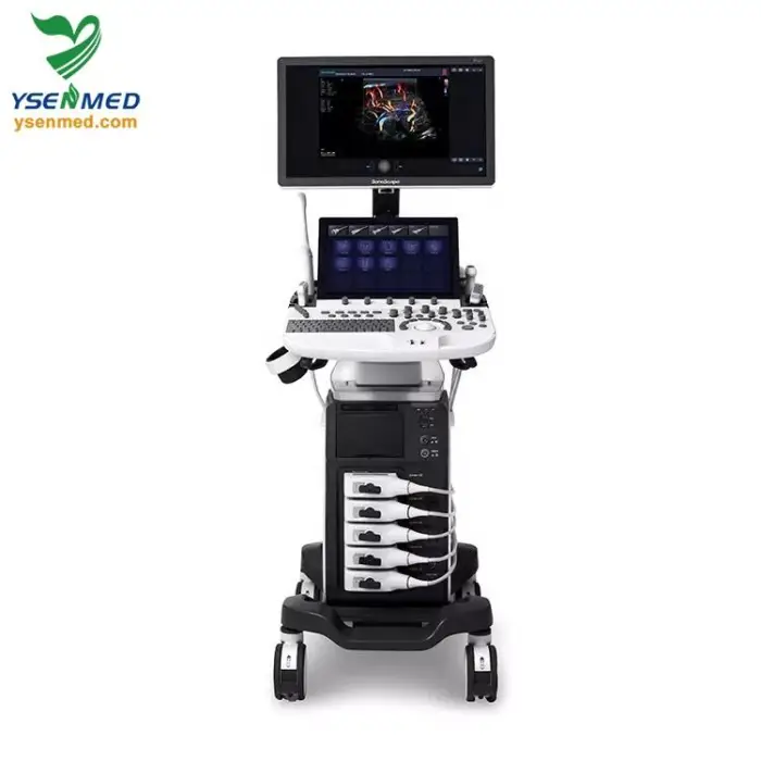 Sonoscape P50 Elite Trolley 2D 3D 4D Color Doppler Convex and Linear Wireless Ultrasound Scanner Sonoscape Ultrasound P50 New — image 6