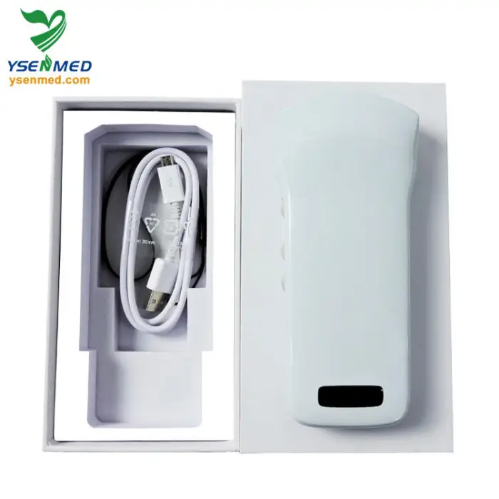 YSB-C10CT Ysenmed 7.5/10MHz Dual Frequency Color Doppler Wireless Electricity Convex Array USG iPad Android Windows iPhone — image 3