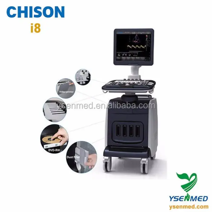 Chison I8 Medical Trolley Pregnant Ultrasound 3d 4d Ultrasound Color Doppler Chison I8 Mobile Color Transesophageal Ultrasound — image 6