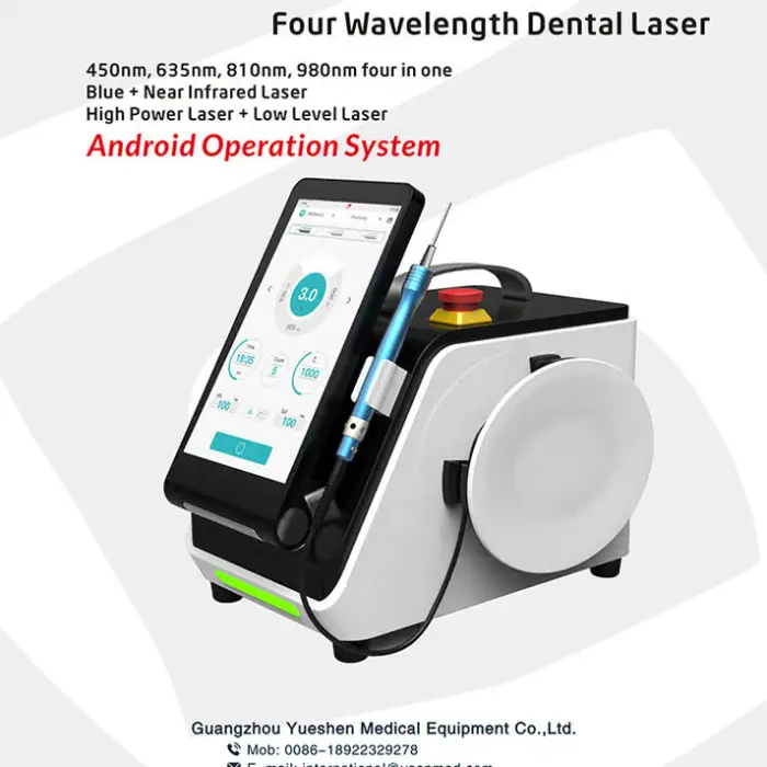 Firelas Blue Ysenmed Blue Dental 445nm Laser Four Wavelength Dental Surgery Laser Diode Dental Laser — image 4