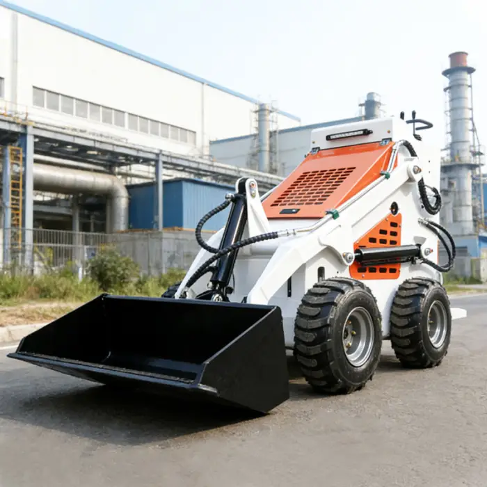 Hot Selling CE Euro V Engine Diesel Mini Skid Steer Loader Compact Skid Steer Track Loader for Farm Construction — image 3