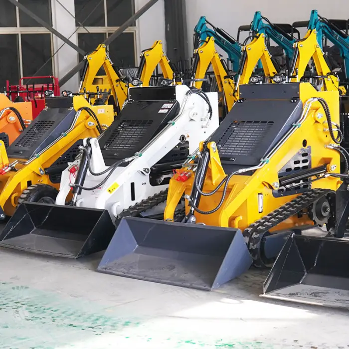 Hot Selling CE Euro V Engine Diesel Mini Skid Steer Loader Compact Skid Steer Track Loader for Farm Construction — image 6