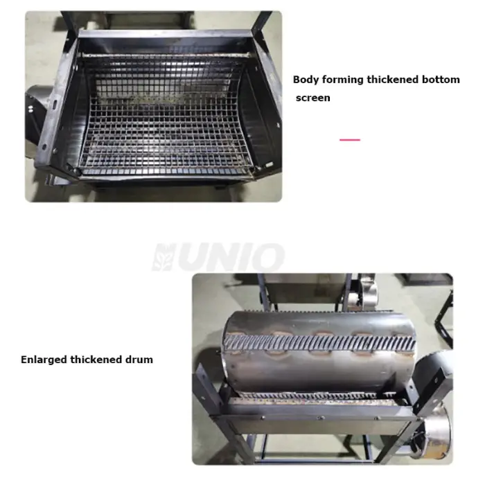 Electric/Diesel Engine Sorghum Soybean Multi Crop Paddy Rice Wheat Peeler Sheller Thresher Machine — image 6
