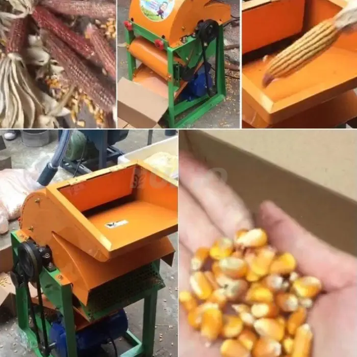 New Designed Corn Maize Skin Removing Shelling Machine Corn Maize Threshing Peeling Machine Corn Seed Removing Machine — image 7