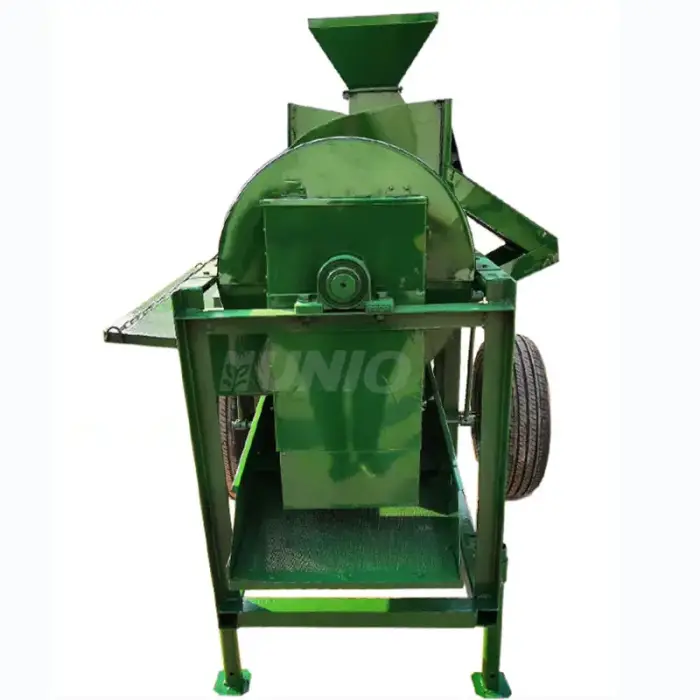Multifunctional Agriculture Maize Corn Rice Wheat Sorghum Soybean Willet Rapeseed Thresher Sheller Dehuller Process Peel Machine — image 5