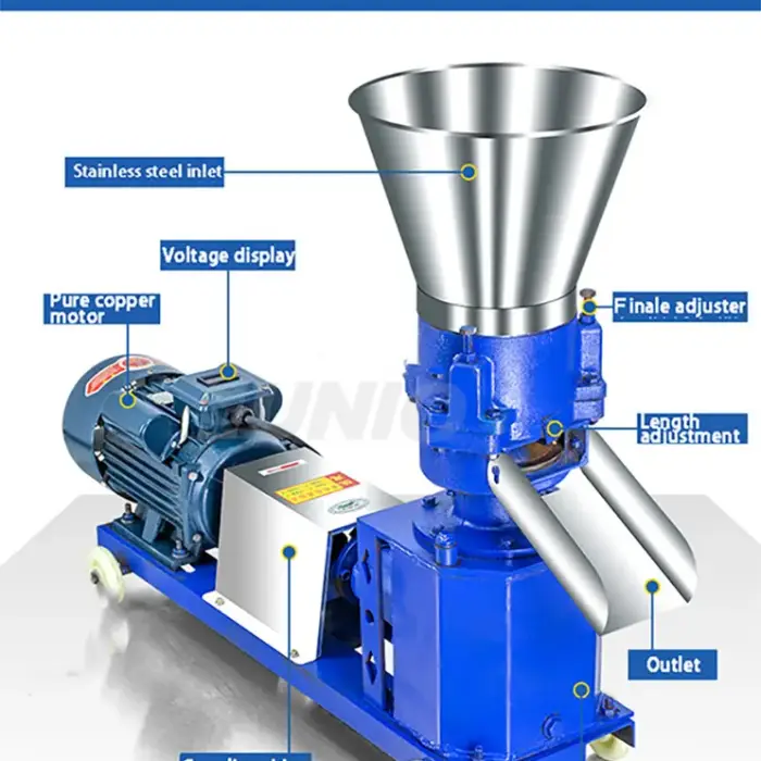 KL 150 Small Animal Floating Fish Feed Pellet Making Extruder Machine Fish Feed Extruder Manufacturing Machine for Sale — image 4