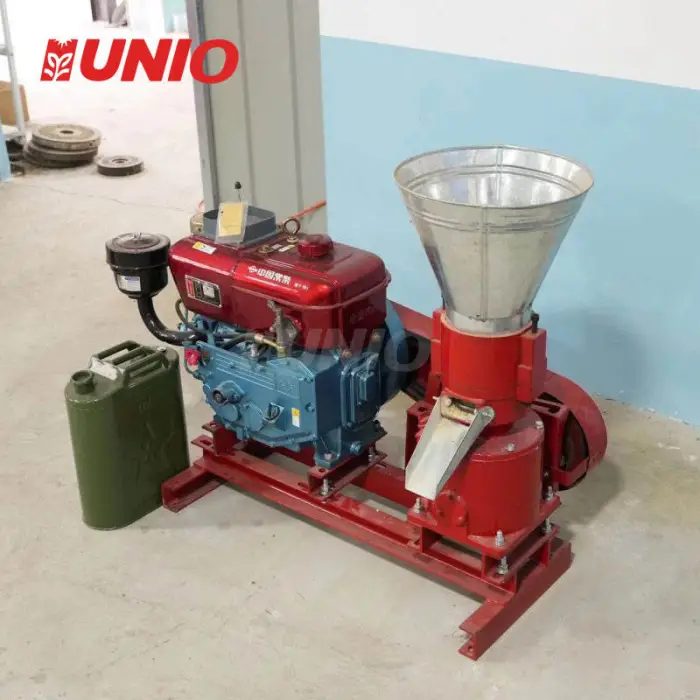 Small Farm Use Animal Feed Grass Pellet Machine Diesel Pellet Machine for Cow Poultry Feed Pellet Machine with Spare Parts — image 7