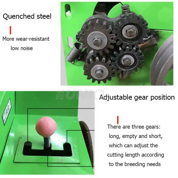 Farm Use Cattle Sheep Feeding Chaff Cutter Machines Dry Grass Crusher Cutting Hay Stalk Animal Feed — image 6