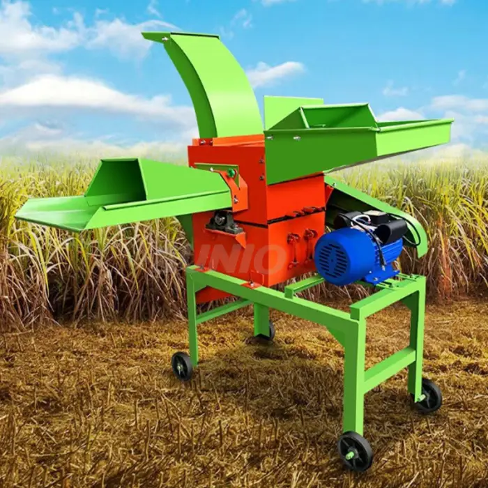 Animal Chaff Cutter Silage Harvest Chopper Grass Hay Cutter and Silk Kneading Machine — image 3