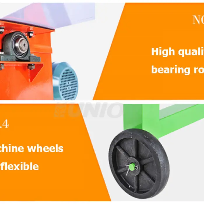 Farm Equipment Electric Animal Feed Rice Straw Hay Shredder Mini Chaff Cutter Machine — image 4