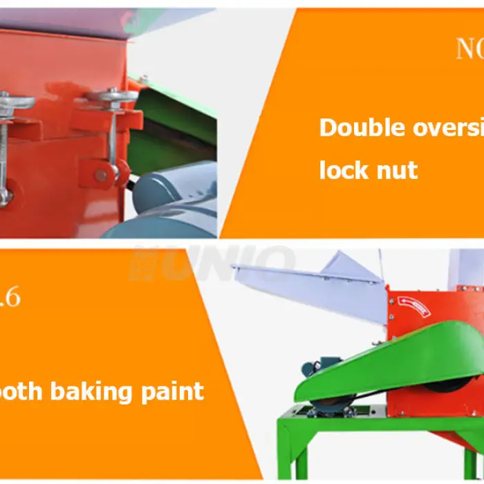 Farm Equipment Electric Animal Feed Rice Straw Hay Shredder Mini Chaff Cutter Machine — image 5
