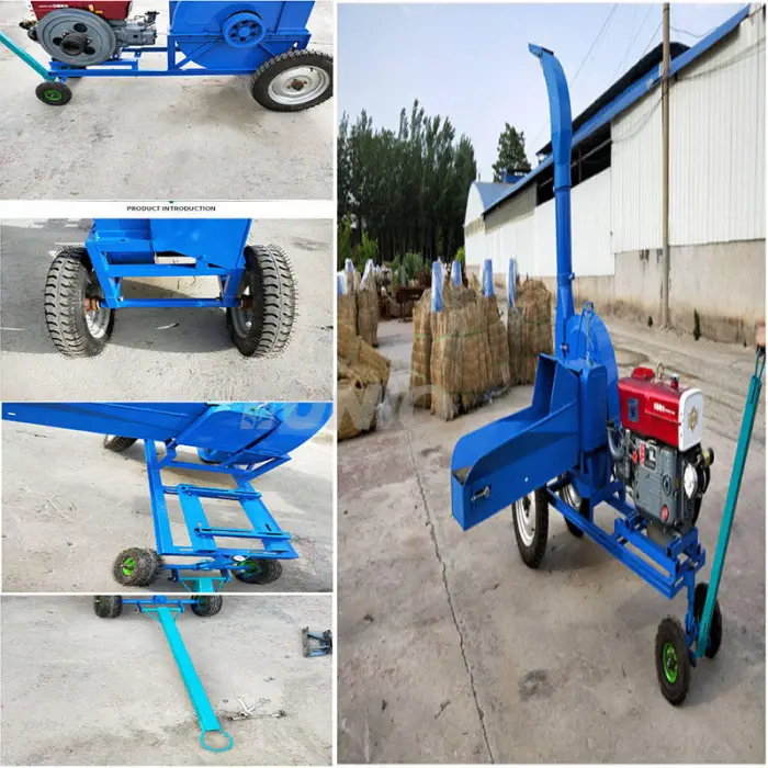 High Efficiency Fodder Animal Feed Processing Machines Chaff Cutter Cow Sheep Paddy Chaff Cutter Machine — image 6