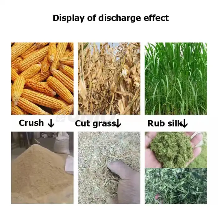 Diesel Gasoline Engine Dual Functional Agriculture Machinery Cutter Feed Processing Machines Crusher for Grain Home — image 6