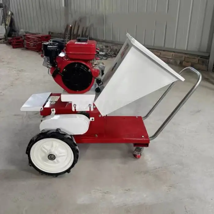 7.5HP Gasoline Engine Wood Chipper Shredder and Tree Branch Crusher for Garden, Orchard, and Multi-functional Straw Grinder — image 6