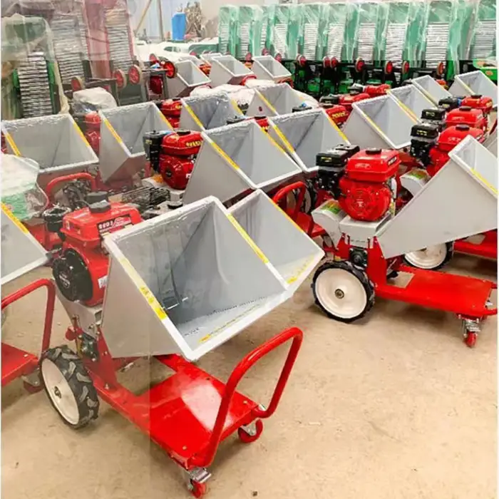 7.5HP Gasoline Engine Wood Chipper Shredder and Tree Branch Crusher for Garden, Orchard, and Multi-functional Straw Grinder — image 7
