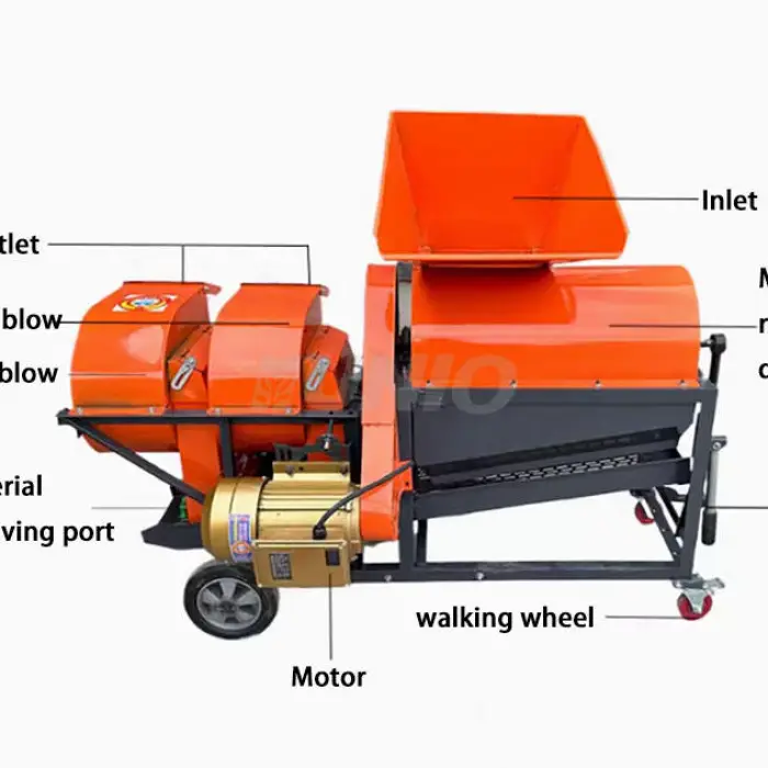 Hazelnut Green Skin Peeling Machine Hazelnut Cracking Machine Hazelnut Cleaning Machine — image 3