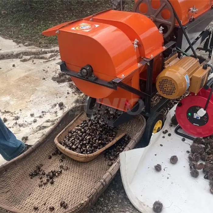 Hazelnut Green Skin Peeling Machine Hazelnut Cracking Machine Hazelnut Cleaning Machine — image 6