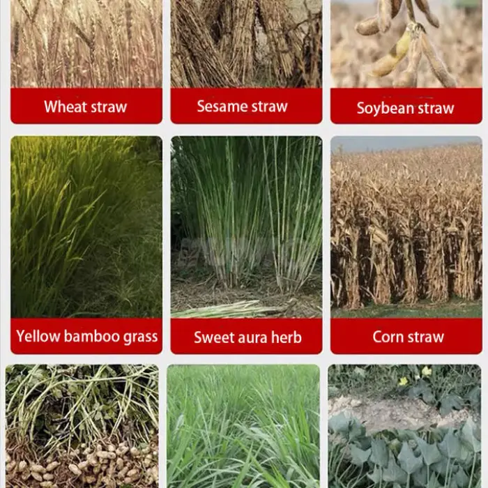 UNIO Farm Feed Making Machine Grass Chopper Animal Feed Processing Mill Chaff Cutter Maize Milling Machines 4 Tons/Hour 4kw — image 7