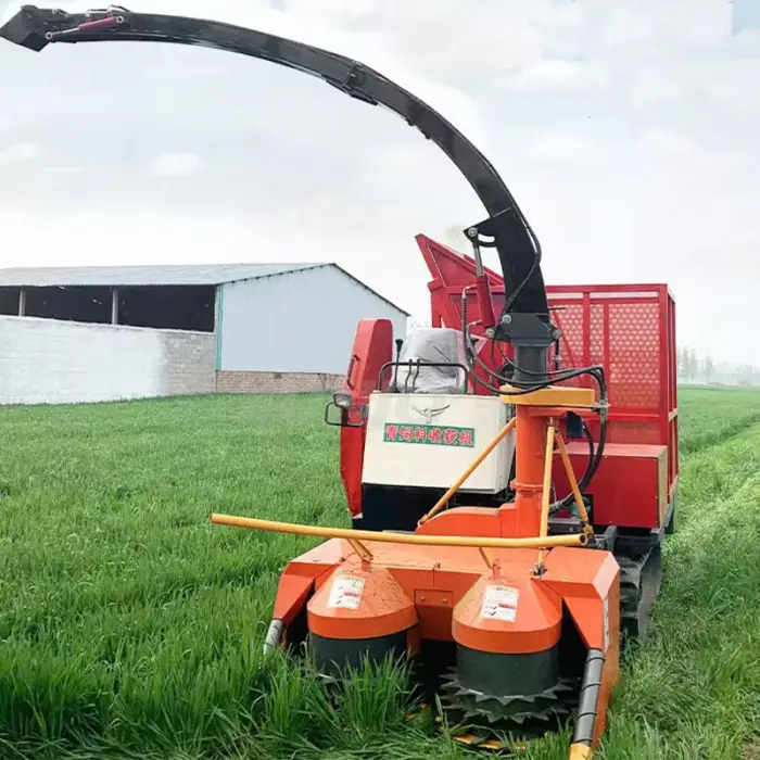 Tractor Mounted Mini Forage Single Row Two Row Corn Silage Harvester Machine — image 4